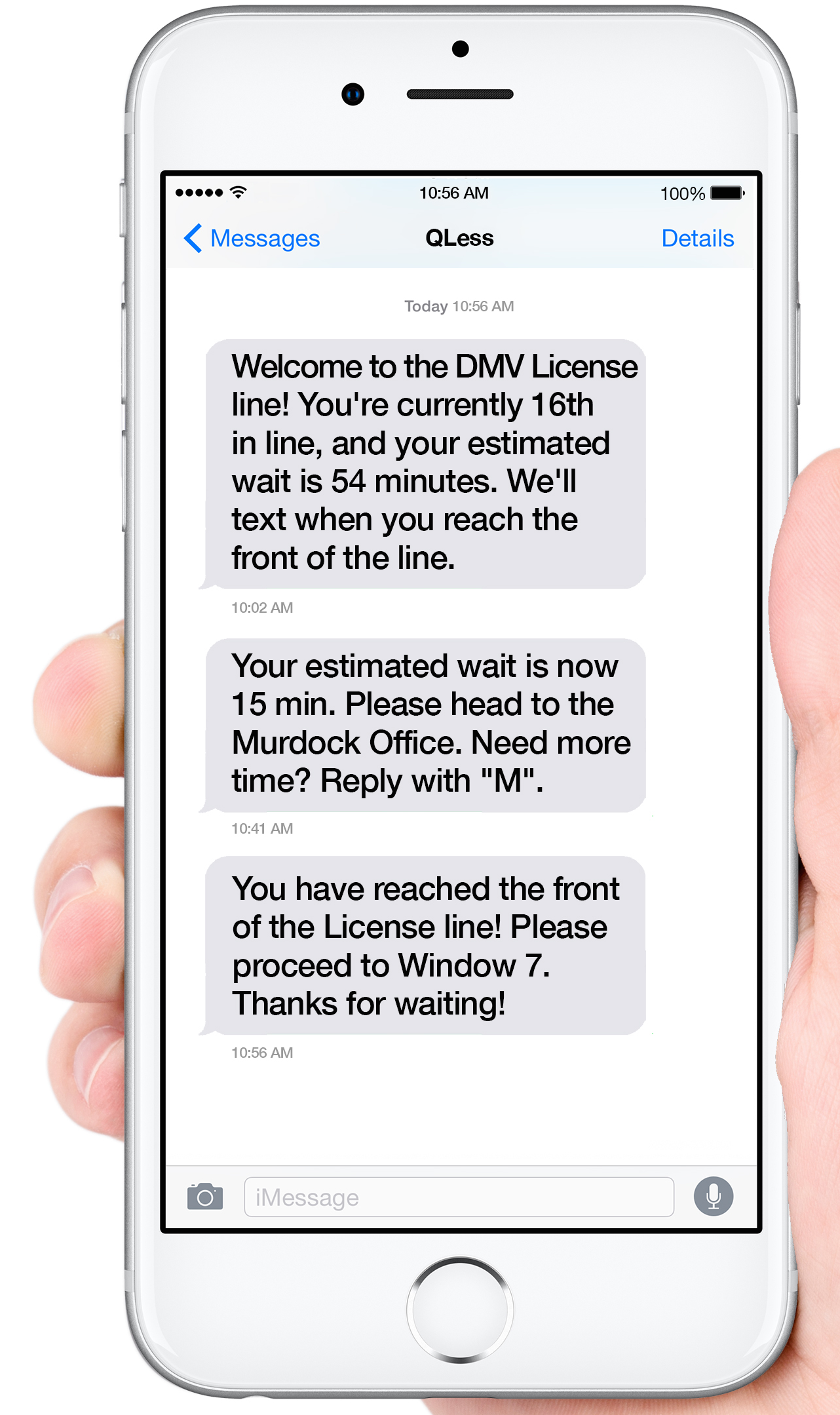 Get the QLess App to get out of line